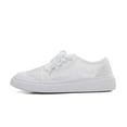 thumbnail image 6 of Women's Shoes Board Shoes White Shoes Low Top Flower Mesh Breathable Walking Running Flat Sneakers Lightweight Casual Shoes, 6 of 8