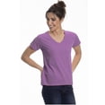 thumbnail image 5 of Wear Sierra Women's V-Neck T-Shirt, Turkish Pima Cotton,Soft & Breathable, Meadow Violet,Large, 5 of 6