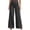 Black, variant on Womens Loose Wide Leg Stretch Denim Jeans - High Quality Casual Black S