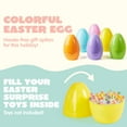 thumbnail image 6 of JOYFY 6 Pieces Giant Easter Eggs, 10 Inch Large Plastic Eggs Stuffable, Giant Easter Eggs for Easter Egg Hunting Supplies, 6 of 8