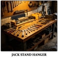 thumbnail image 3 of unbranded Soporte Organizador De Jack Montado En Pared Negro Resistente Para Almacenamiento Y Uso Pesado, 3 of 8