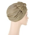 thumbnail image 4 of Hats For Womens Turbanbow Hair Bonnet Head Scarf Wrap Cover Caps For Women, 4 of 4