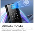 thumbnail image 3 of Matsuzay Cerradura de puerta inteligente para oficina en casa, teclado de pantalla táctil, tarjeta IC, contraseña de huella digital, Cerraduras de hardware, 3 of 6