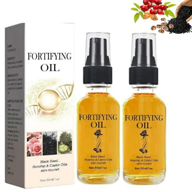 Sérum facial Lilinas, aceite de ricino, aceite de semillas negras, aceite de rosa mosqueta