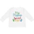 thumbnail image 3 of Inktastic My Poppop Loves Me Gift Boys or Girls Long Sleeve Toddler T-Shirt, 3 of 5