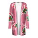 thumbnail image 5 of Pntutb moda mujer Navidad estampado suelto manga larga cárdigan otoño abrigo blusa Rollbacks Pntutb Pntutb-3007, 5 of 6