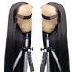 thumbnail image 5 of Peluca de Moda Africana de Encaje Frontal 13 X 4 Cabello Largo y Liso Fibra Química, 5 of 10