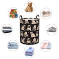 thumbnail image 5 of KLL French Bulldog Waterproof Foldable Laundry Hamper Bucket with Handles for Storage Bin,Kids Room,Home Organizer (Small ), 5 of 7