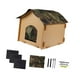 thumbnail image 1 of Casa aislada para mascotas, refugio cálido para gatos, escondite para gatos fácil de montar, casa exterior para gatos, casa para gatos callejeros para M, 1 of 8