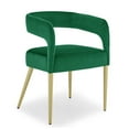 thumbnail image 1 of Intexca Chaise d'Appoint à Dossier Creux 2 Pcs, Tissu Flanelle avec Accoudoirs, 1 of 5
