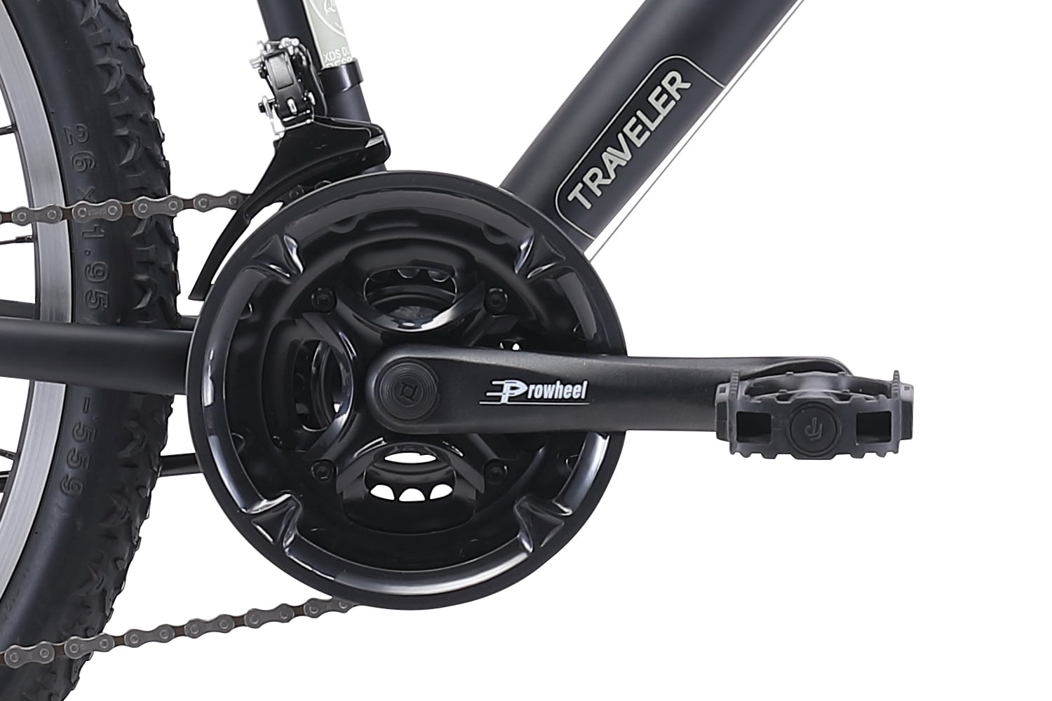 XDS Traveler, 21sp, 26", Aluminum Mountain Bike, Unisex, Matt Black