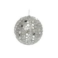 thumbnail image 1 of Christmas 10Cm Ornament Silver Diamond - Set of 2, 1 of 3