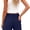 Dark Blue, variant on Gunia Wide Leg Pants Women Palazzo Casual Comfortable Relaxed Fit Summer Flowy Pants
