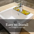 thumbnail image 7 of 3 Pcs SKYSONIC Faucet Absorbent Mat Cute Baby Bunnies Flowers and Hearts Washable Counter Drying Pads Behind Faucet for Kitchen Bathroom, 7 of 7