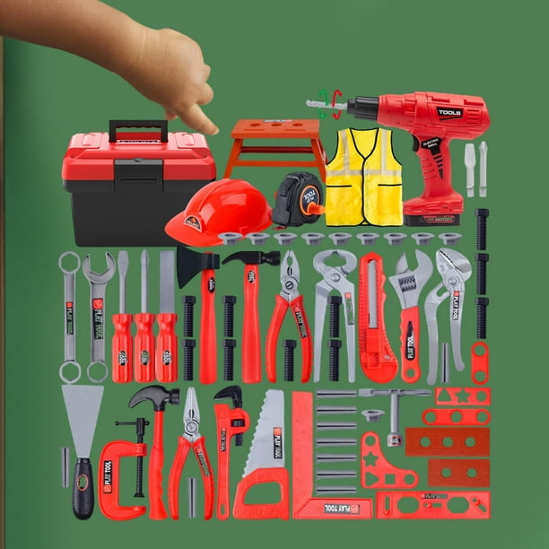おもちゃセット おもちゃ おうちごっこ ままごと 工具セット 体験玩具 CRAFT TOOL BOX