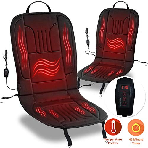 Zone Tech Car Heated Seat Cover Cushion Hot Warmer - Fireproof NEW and