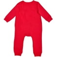 thumbnail image 6 of Disney Girl's 2 Pack Minnie Mouse Footed Coverall Bodysuit Onesie Set, Long Sleeve Bodysuit, Size 9M Red, 6 of 6