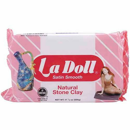 Activa La Doll Natural Stone Clay, 1.1 lb, Satin Smooth