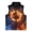 Basketball Fire Lightning Print, variant on Polyester Sleeveless Fleece Jacket with Stand Collar, Baseball Paint Splatter Design Wind Proof Kids Zip Up Vest for Daily Life Winter