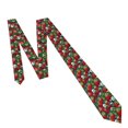 thumbnail image 4 of Naloa Strawberry2 Print Solid Color Tie Formal Necktie for Men，Suitable for business, daily life, work, 4 of 5