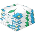 thumbnail image 2 of Coolnut Kitchen Dish & Tea Towel Smal Blue Flowers Reusable Cloths for Cooking and Drying Dishes for Home Kitchen Cleaning, 28x18in-6 PCS, 2 of 5