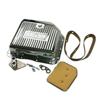 B&M 30289 Chrome Deep Transmission Pan For TH 350 Transmission