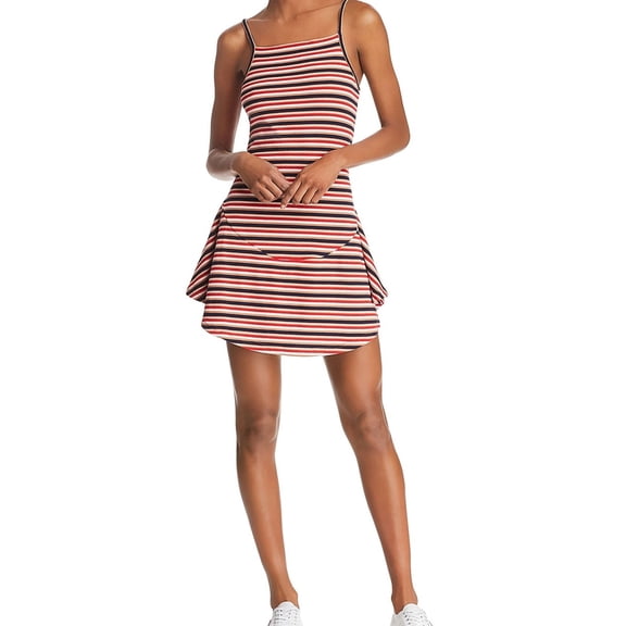 The Fifth Label Womens Striped Fit & Flare Dress, Multicoloured, Large