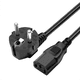 thumbnail image 1 of Cable de alimentación Sincero estándar europeo de cobre puro VDE con conector IEC C13, 1 of 4