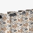 thumbnail image 4 of Tchckioa Modern Flowers Blackout Curtains for Bedroom,Room Darkening Window Drapes,Grommet Top,2 Panels,52x84, 4 of 6