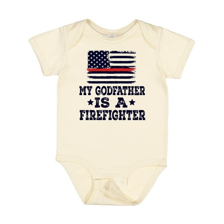 

Inktastic Firefighter Godfather Fireman Gift Baby Boy or Baby Girl Bodysuit