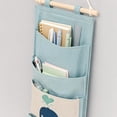 thumbnail image 4 of Hanging Pocket Organizer, Wall Mount Storage Bag, Foldable Door Caddy, Durable Tear Proof Fabric and Sturdy Hanging Rope for Dorm Rooms, Bathroom Walls, and Bedroom Closets., 4 of 7