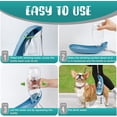 thumbnail image 4 of Bouteille d'Eau pour Chien, Distributeur d'Eau Portable 550ml pour Chiens et Chats, Bouteille d'Eau pour Chien de Compagnie, pour Randonnée, Voyage, Camping - Bleu, 4 of 5