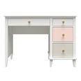 thumbnail image 3 of Little Seeds Monarch Hill Poppy Kids' White Desk, Peach and Taupe Drawers, 3 of 10