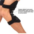 thumbnail image 3 of Rodillera elástica para senderismo, rodillera transpirable con soporte de resorte que reduce la presión de la rodilla para ejercicios de escalada, sentadillas y montañismo con osteoartritis de rodill, 3 of 5