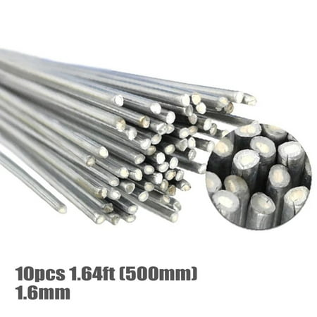 

10Pcs Low Temperature Easy Melt Aluminum Welding Rods Flux cored wire 1.64ft Bosisa