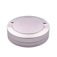 thumbnail image 2 of Metal Case Double Layer, Portable Travel Lip Balm Nose Pack Container Can, Sturdy Iron Pill Box for Pocket Storage Daily Use, Silver, 2 of 6