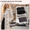 thumbnail image 3 of Pzuqiu Butterflies Leather Cross Body Bag Lightness Minimalist Crossbody Bag with Chain Strap for Women Fashionable Design Versatile Practical for Daily Use and Travel, 3 of 7