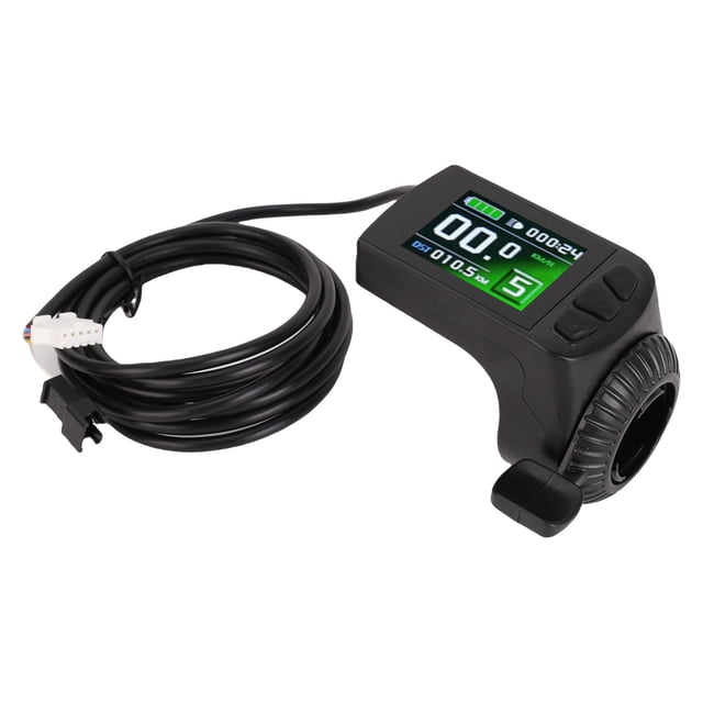 Mountain Bike Control Panel, Wide Compatibility Electric Bike Display Meter ABS Material for Cycling Device