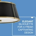 thumbnail image 3 of 4893WS Hinkley Lighting Clarke - 24W 2 LED Medium Semi-Flush Mount-9.5 Inches Tall and 15 Inches Wide-Warm Brass Finish, 3 of 7