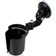 Zone Tech Recessed Folding Car Seat Cup Holder Drink Holder Car Accessories, Black