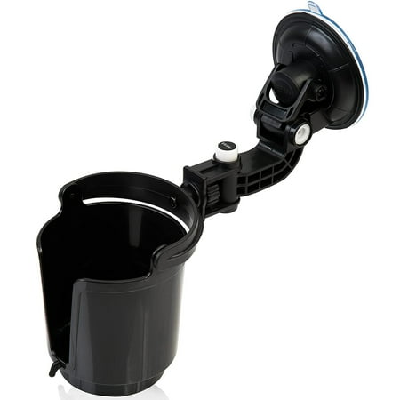 Zone Tech Recessed Folding Car Seat Cup Holder Drink Holder Car Accessories, Black