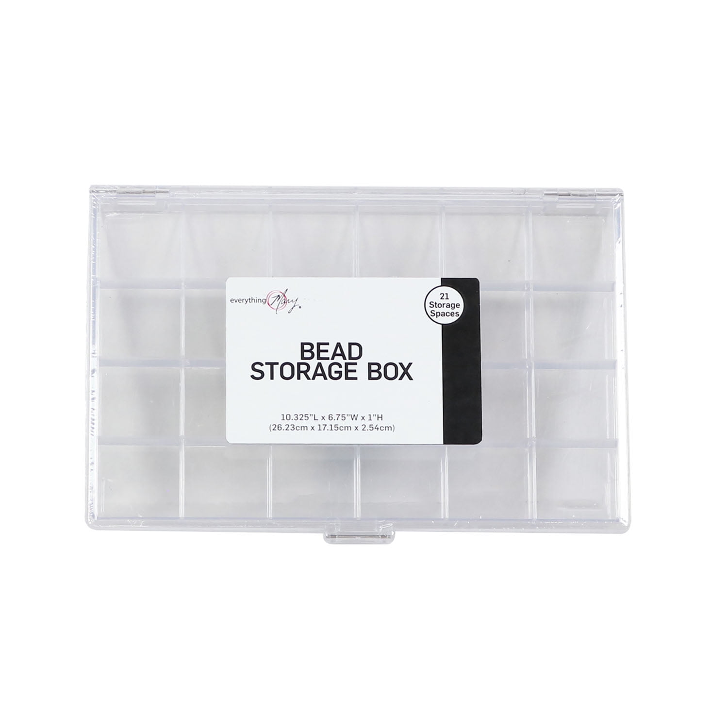 Everything Mary 6 Plastic 5 Compartment Storage Box