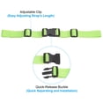 thumbnail image 4 of Uxcell Backpack Chest Strap Set, 4 Pack Polyester Adjustable Replacement Strap with Quick Release Buckle, Multicolored, 4 of 6