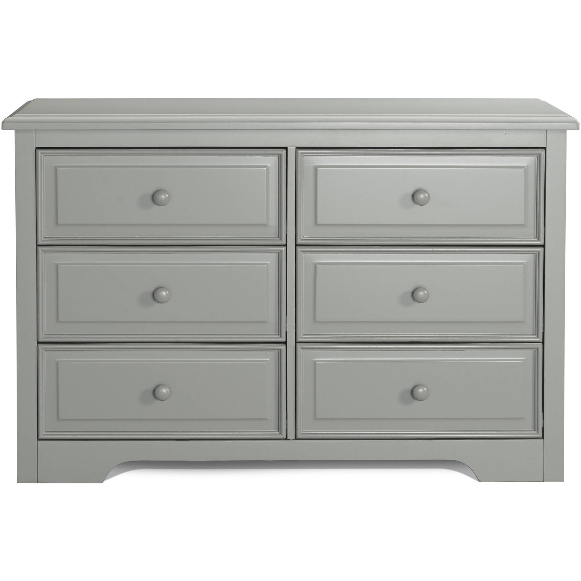 Graco 6 Drawer Dresser Pebble Gray Walmart Com