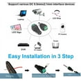 thumbnail image 6 of Guy-Tech 10 Male and 10 Female 12v DC Power Jack Adapter Connector for Led Strip CCTV Camera, 6 of 6