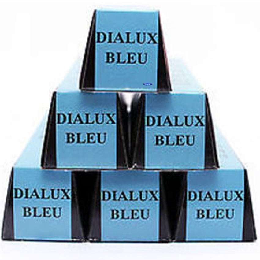 Dialux Blue Final Polish All Metals Jewelry Polishing Compound 6 Bars High Shine
