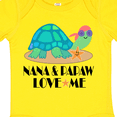 thumbnail image 4 of Inktastic Nana and Papaw Love Me Grandchild Turtle Boys or Girls Baby Bodysuit, 4 of 5