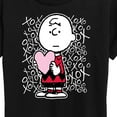 thumbnail image 3 of Peanuts - Charlie Brown Xoxo - Women's Short Sleeve Graphic T-Shirt, 3 of 6