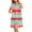 Multicolor 3, variant on HUJlwoi Christmas Robes for Women Printed Short Sleeve Nightgowns with Pockets Zipper Front Bathrobes Loose Housecoat