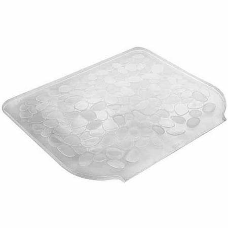 InterDesign Pebblz Kitchen Dish Drain Board for Pots, Pans, Glasses, Bowls, Large,